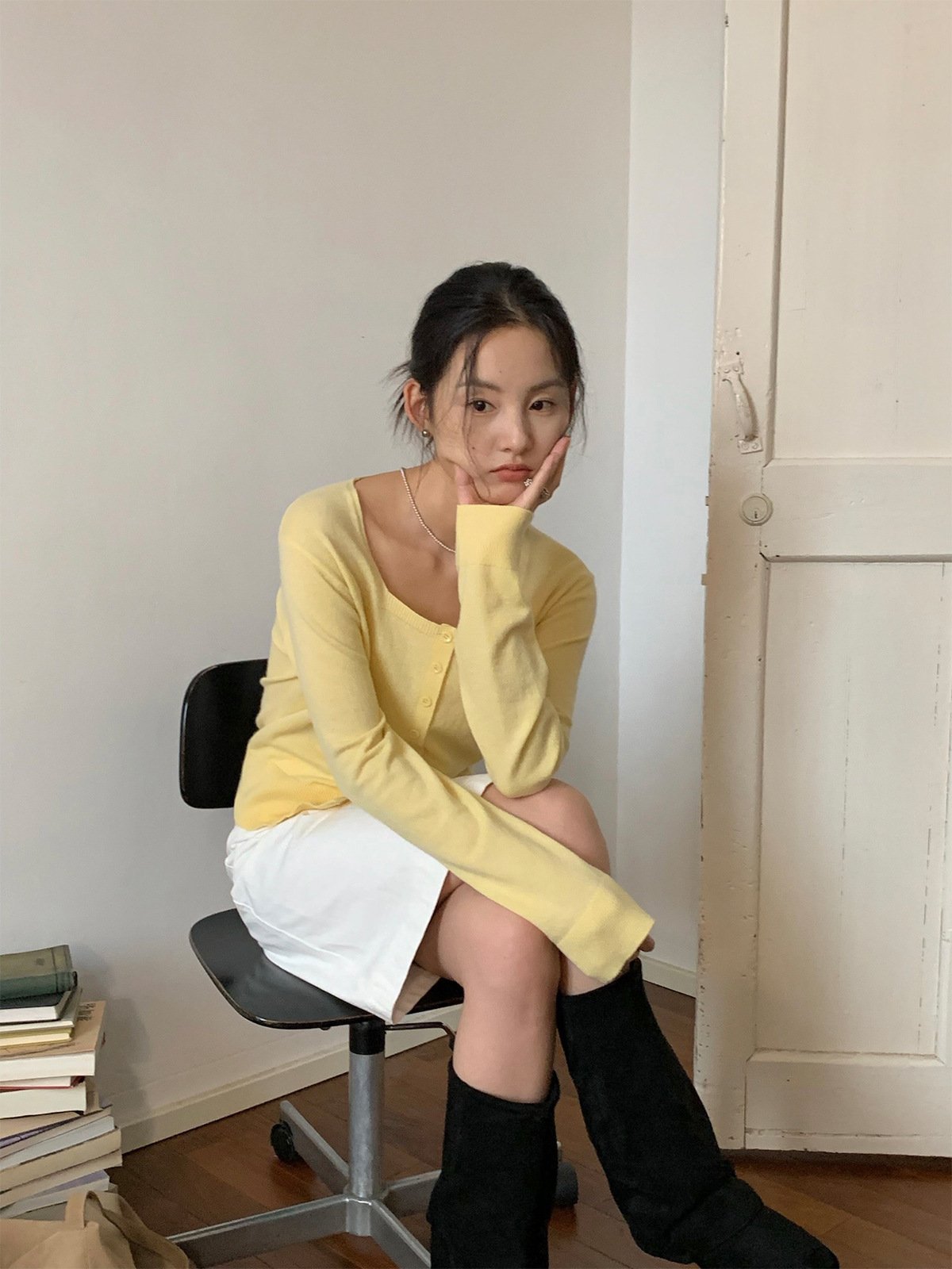 60% Wool Women's Sweater 23738 - 图片 6