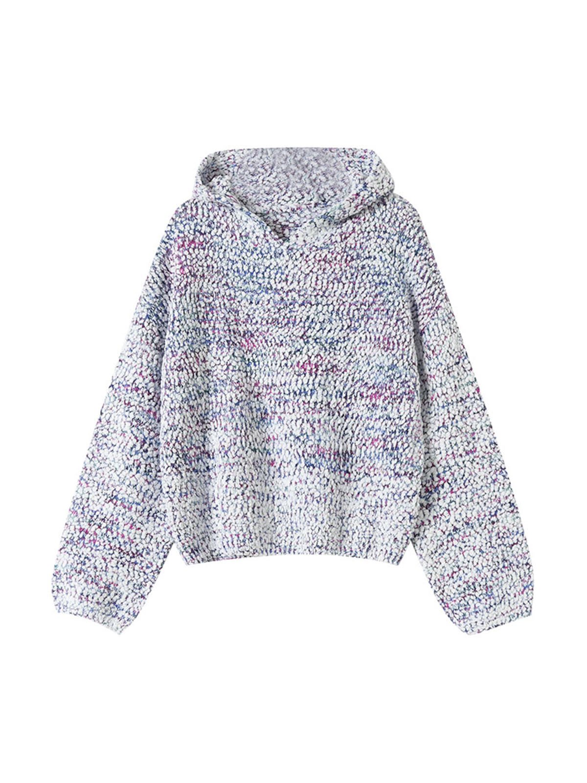 Hooded pullover-sweater in winter MM2153