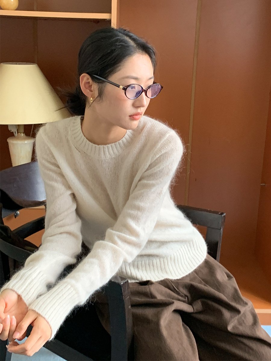 Skin-friendly Wool Ladies Sweater 43ME52393 - 图片 4