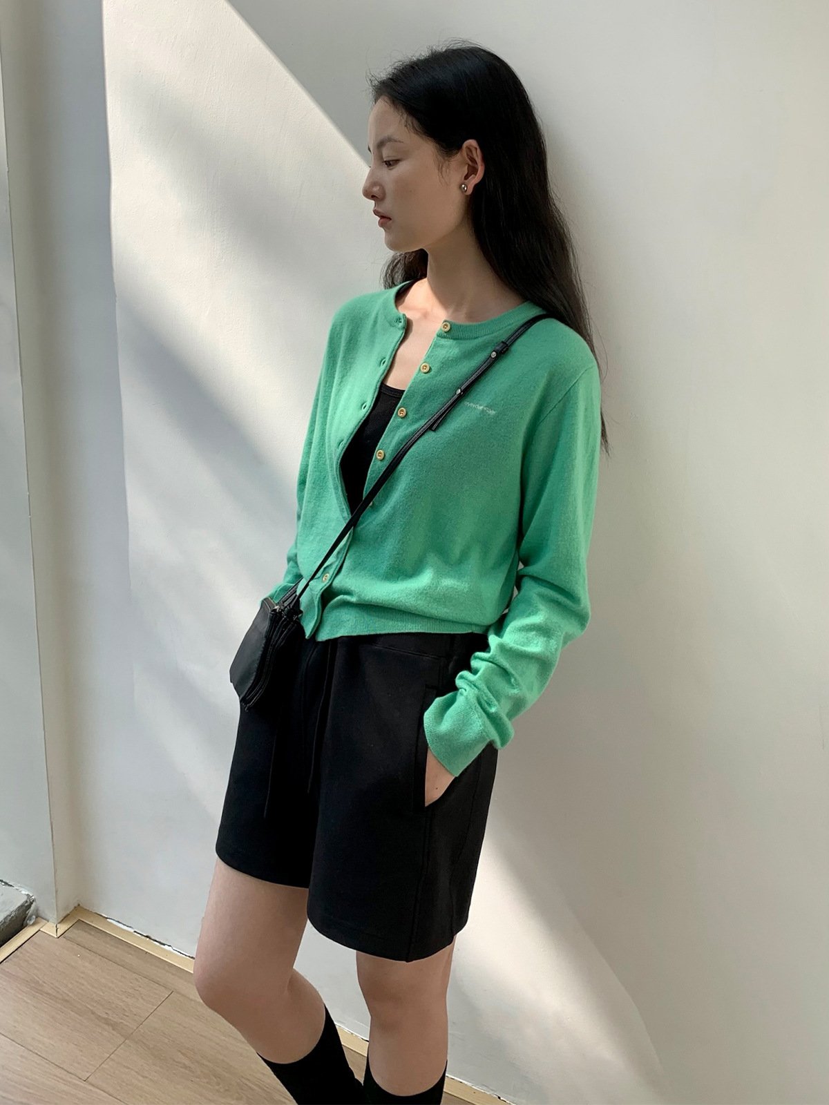 100% wool Single-breasted Cardigan Knitwear SweaterMG1234 - 图片 3