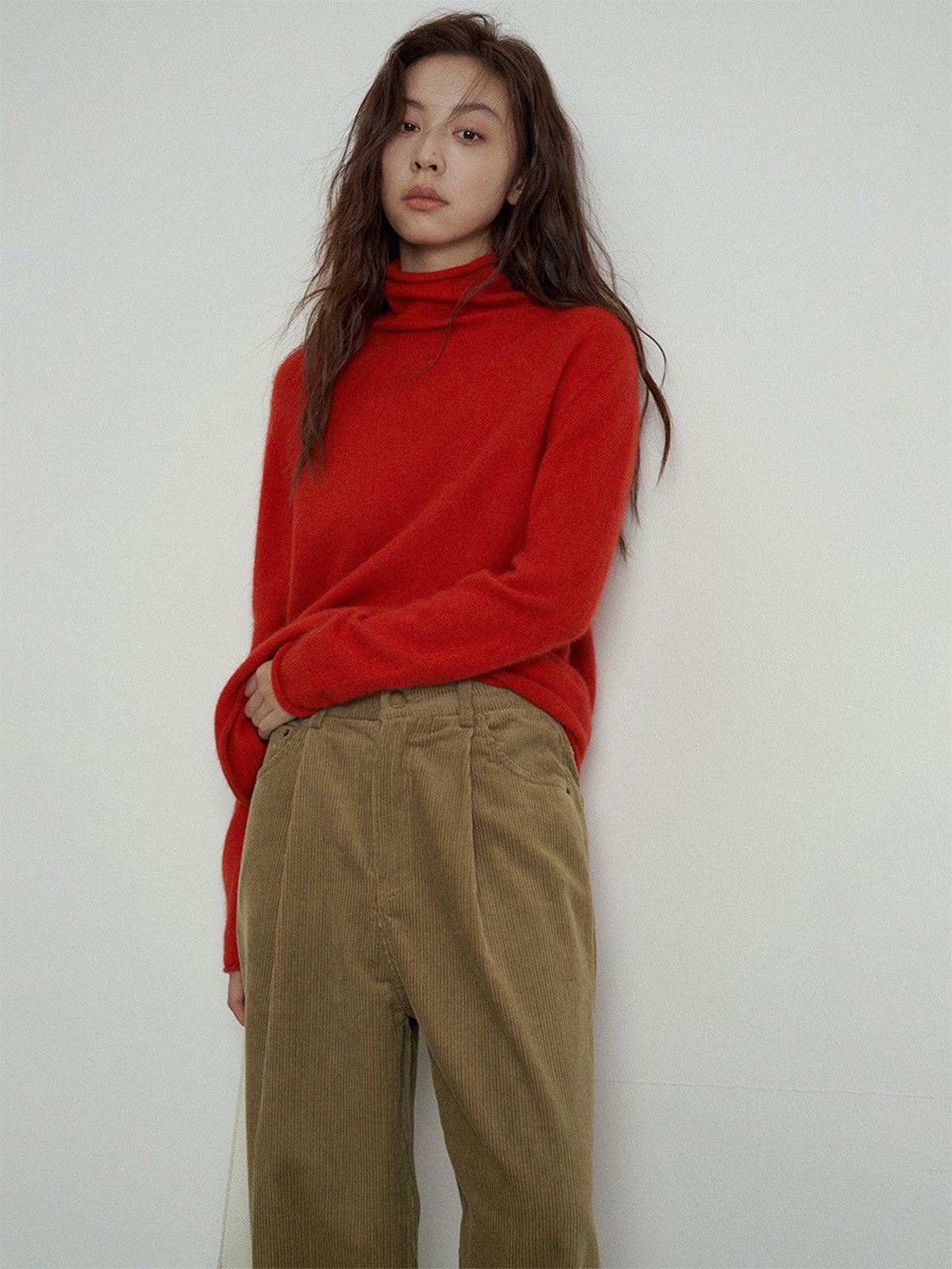 Raccoon wool base layer shirt L4215231008 - 图片 3