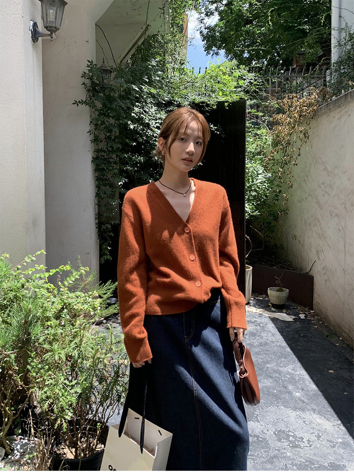 80%Wool Causal Knitted Cardigan Sweaters 52698