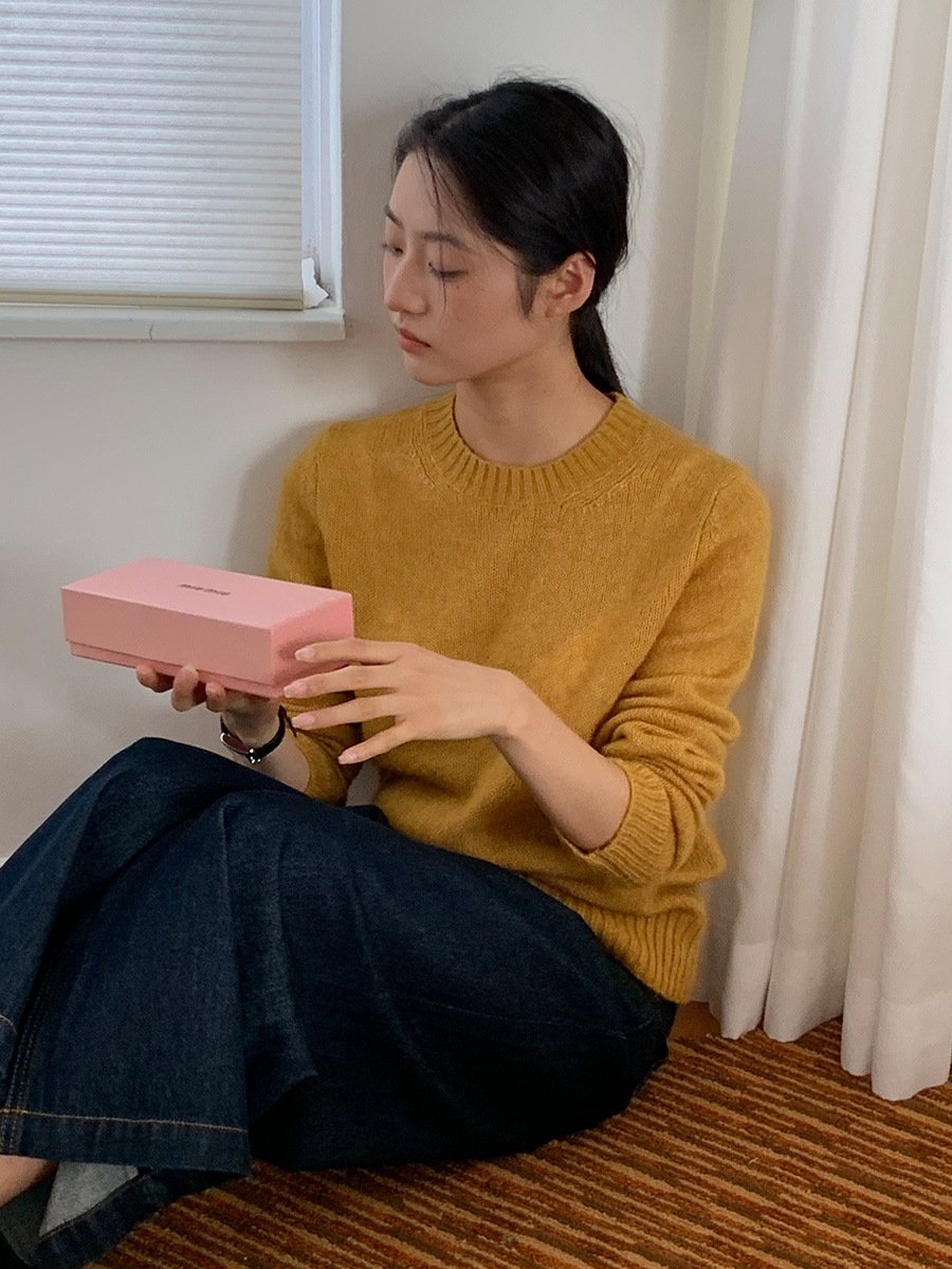 Skin-friendly Wool Ladies Sweater 43ME52393 - 图片 2