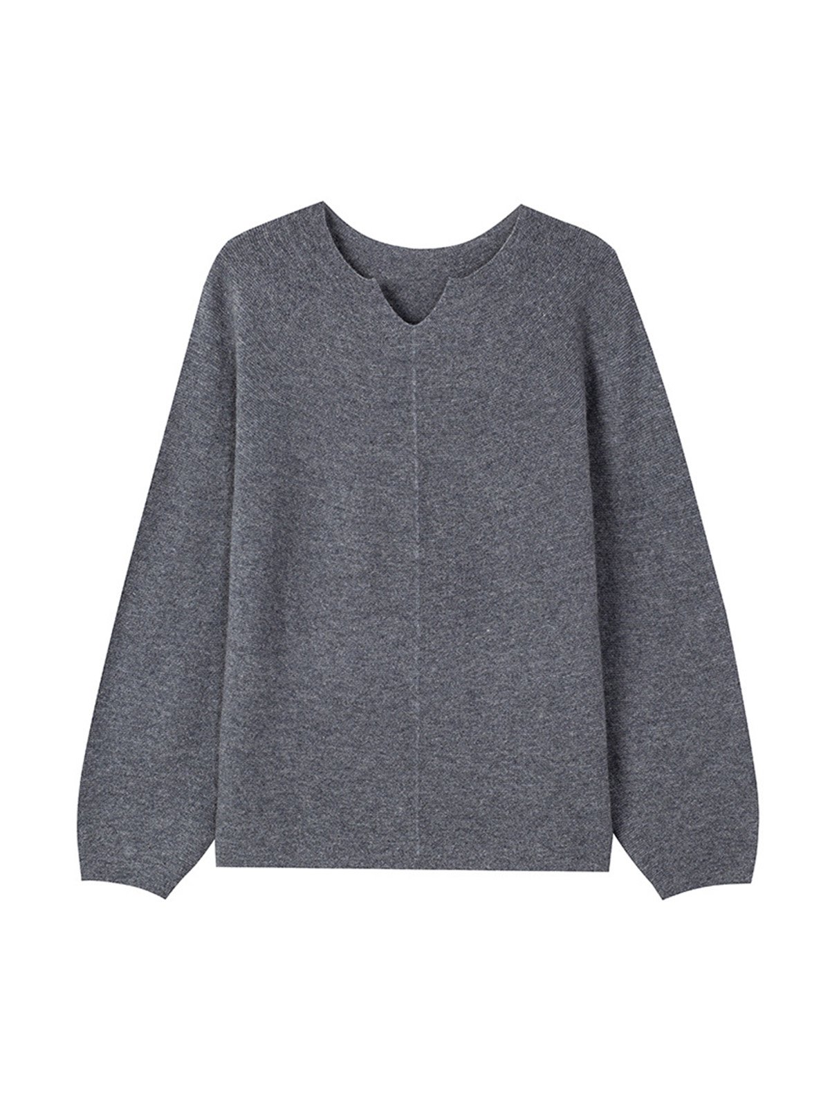 100% Wool Seamless Process Wool Sweater AS703309 - 图片 5