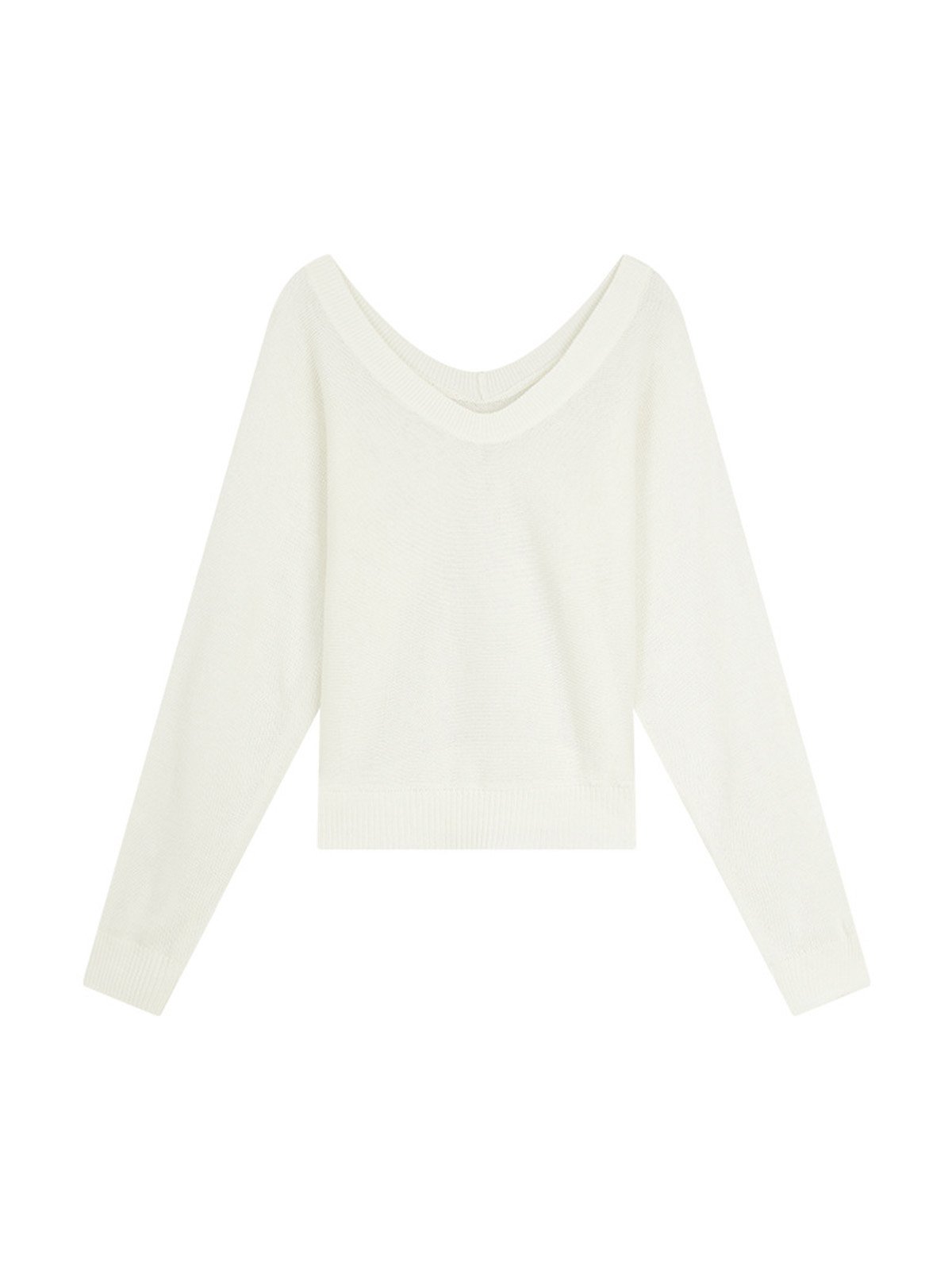 Woolen deep v-neck sweaters 51MG53396 - 图片 3