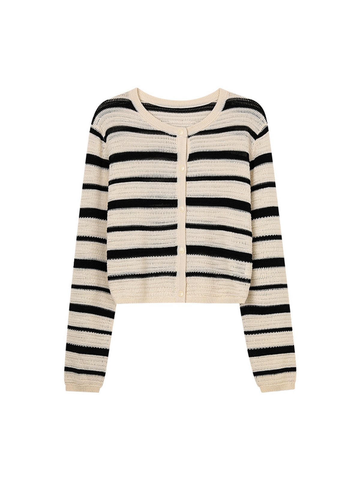 30%Wool-short Length Knitted Sweater 24633