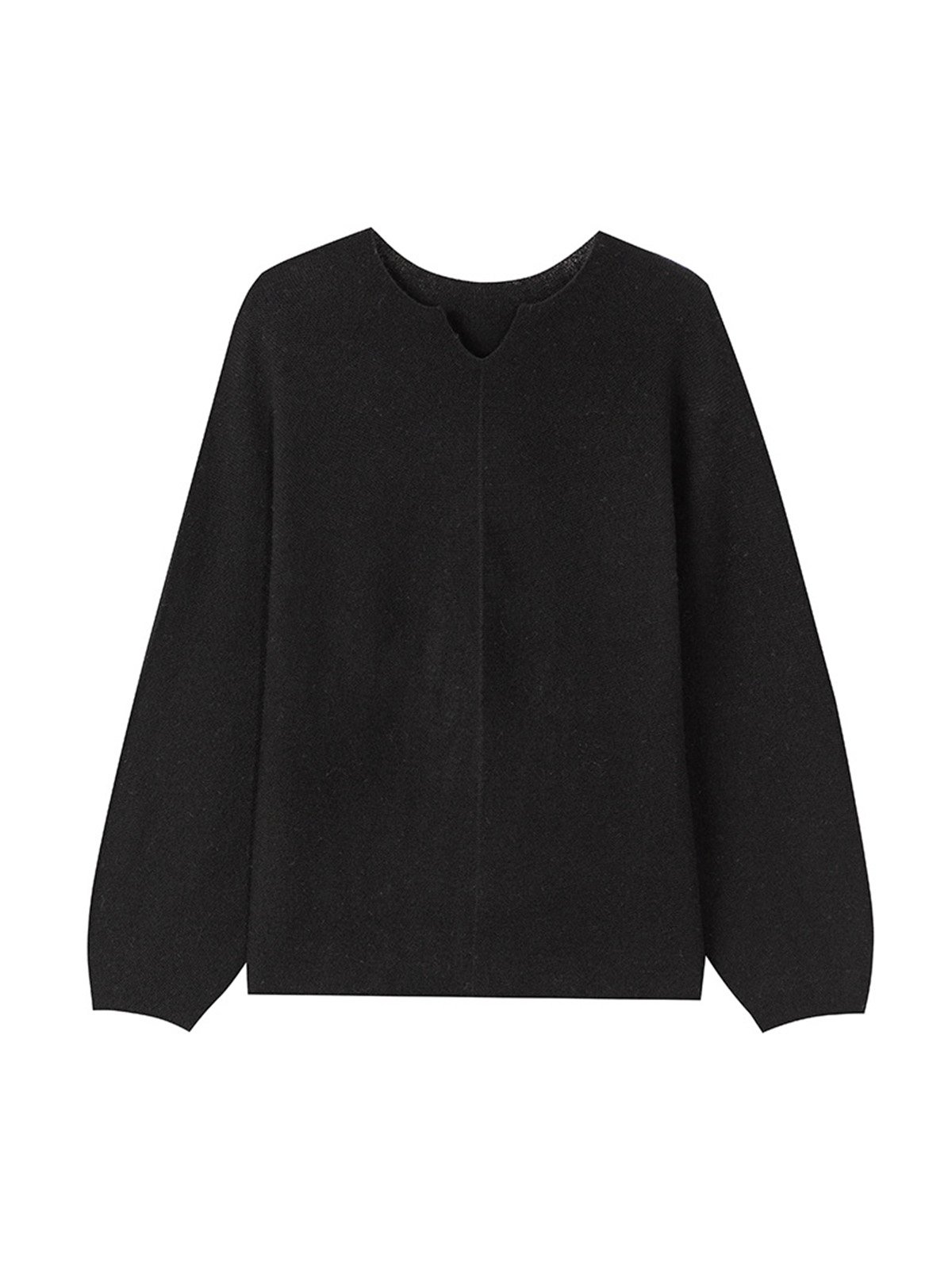 100% Wool Seamless Process Wool Sweater AS703309 - 图片 3