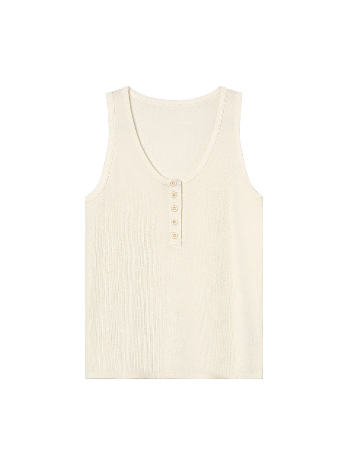 Soft 70%Tencel Knitted Vest 24738 - 图片 2