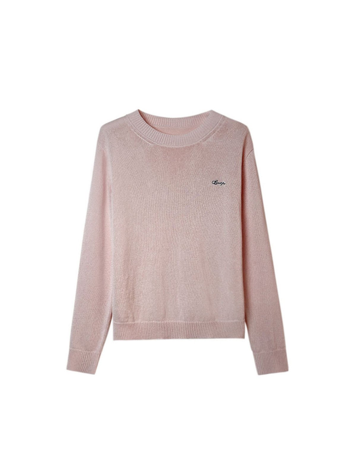 Cotton crew neck sweater 15705 - 图片 2