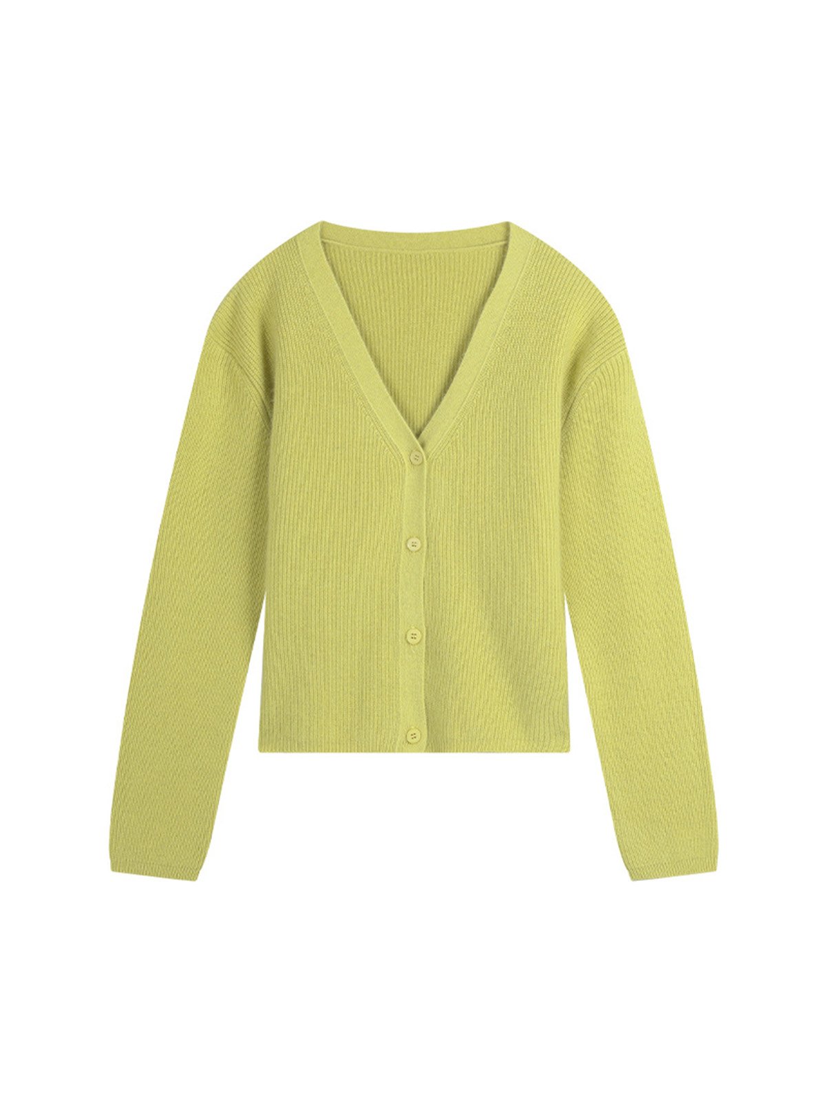 33%Raccoon and Wool v-neck cardigan knitwear 52318 - 图片 7