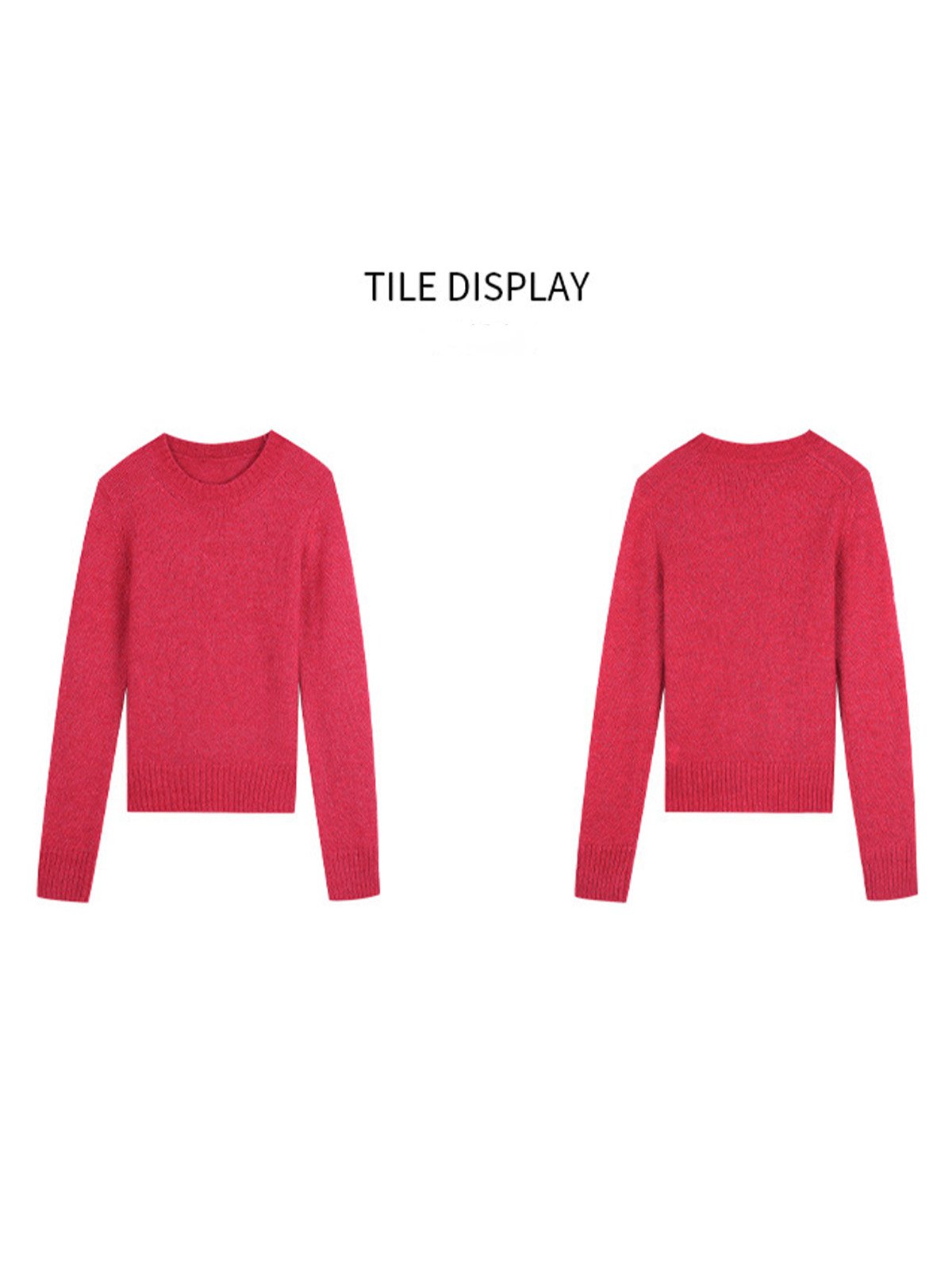 Skin-friendly Wool Ladies Sweater 43ME52393 - 图片 9
