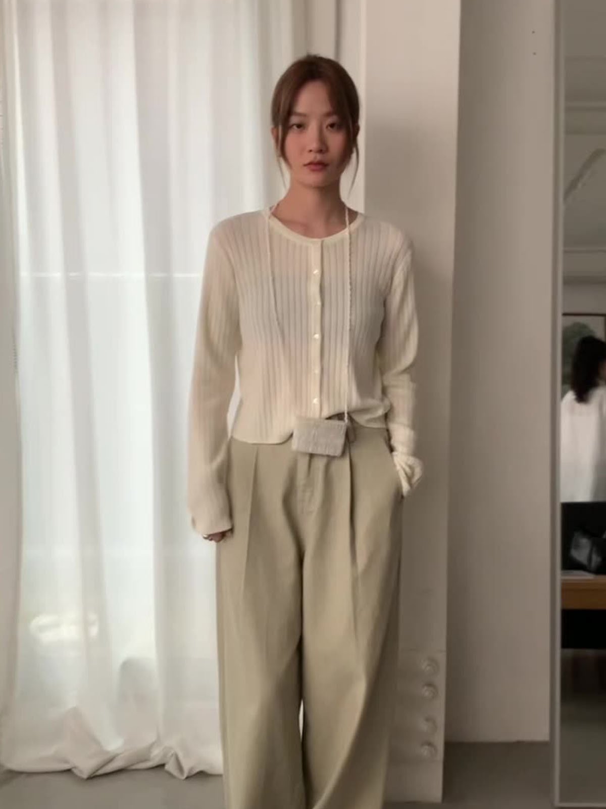 Wool Knitwear Cardigans Sweater 23432 - 图片 2