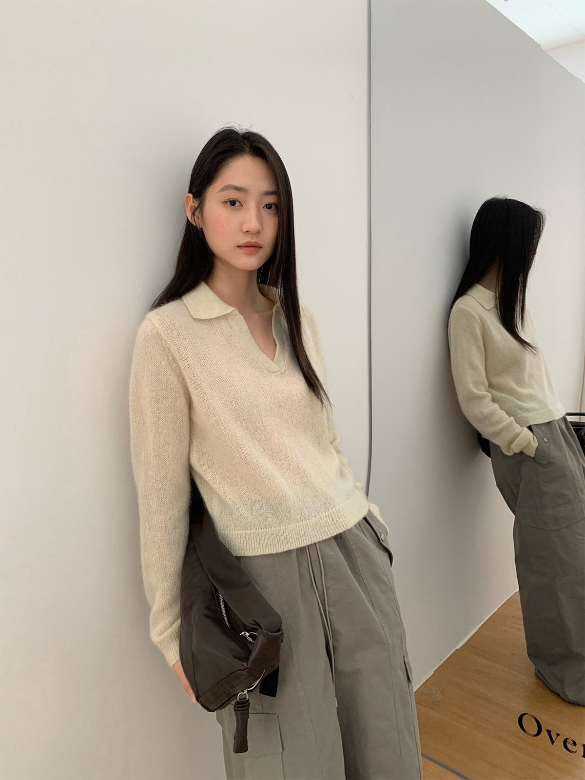 Basic Super Mohair Soft Lady Knitwear 25643 - 图片 2
