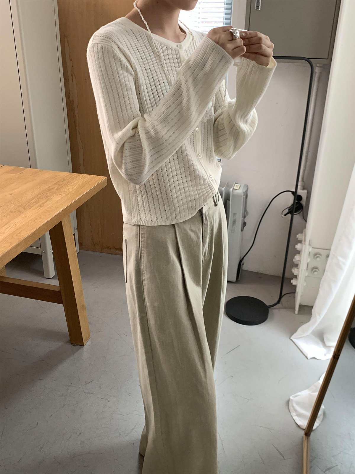 Wool Knitwear Cardigans Sweater 23432 - 图片 3