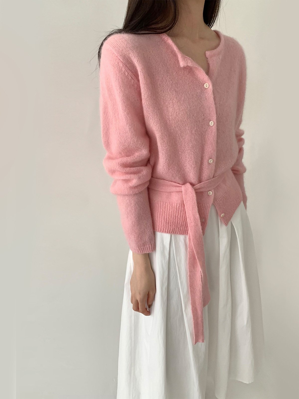 Casual Super Mohair soft cardigan-knitwear 21024349533 - 图片 4