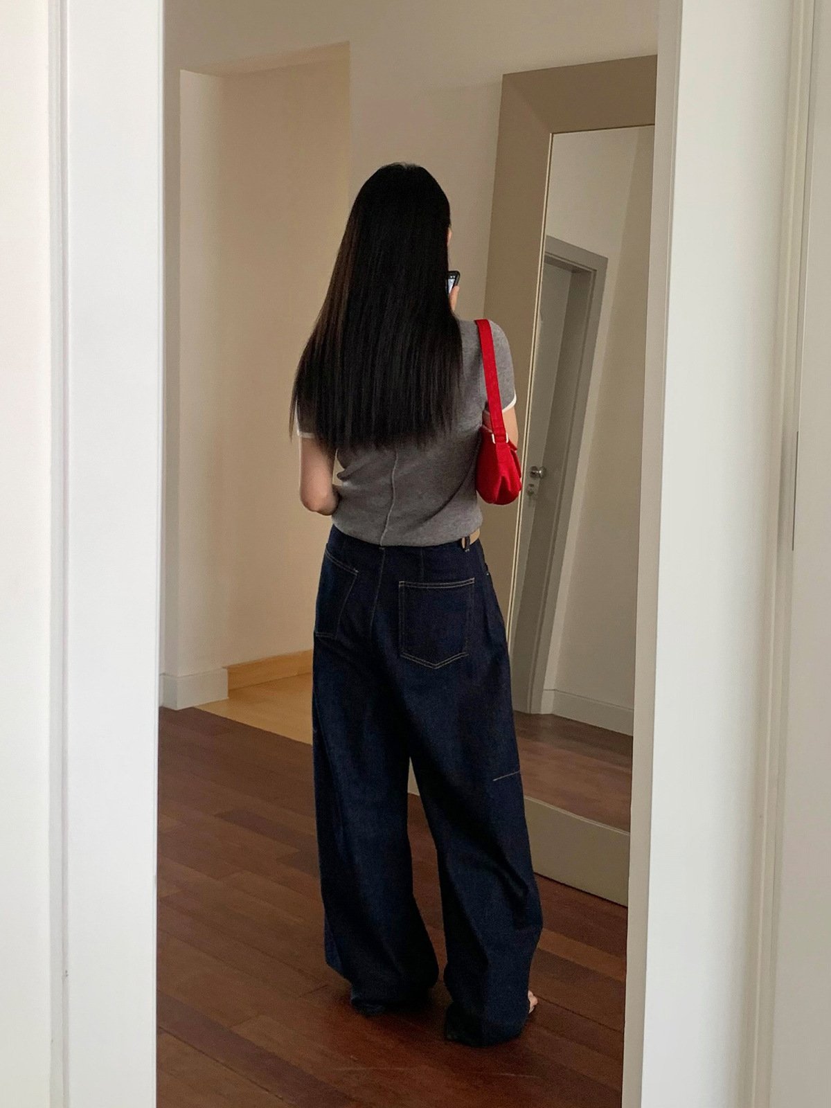 Short-sleeved Wool Blend sweater 25419 - 图片 3