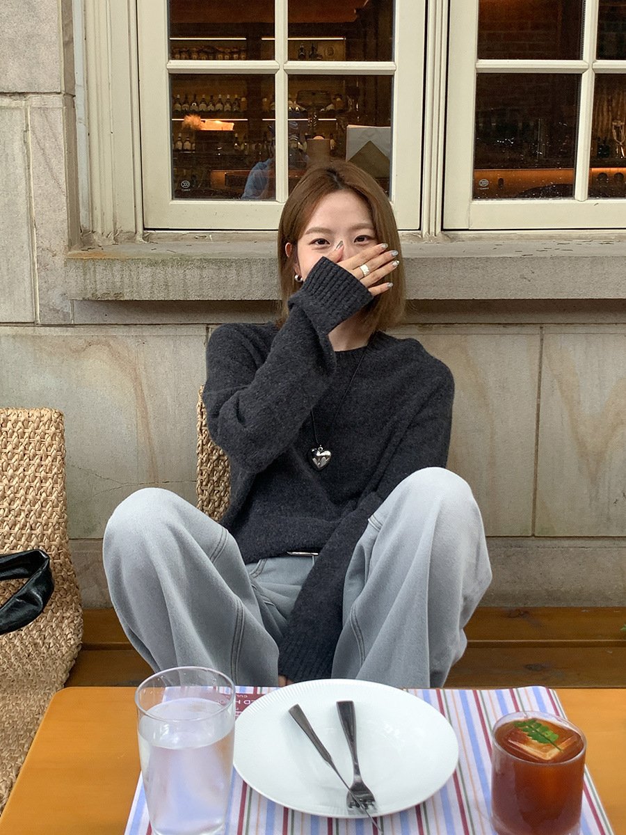 78%Wool and 15%Alpaca Sweater Pullover Knitwear 68913 - 图片 4