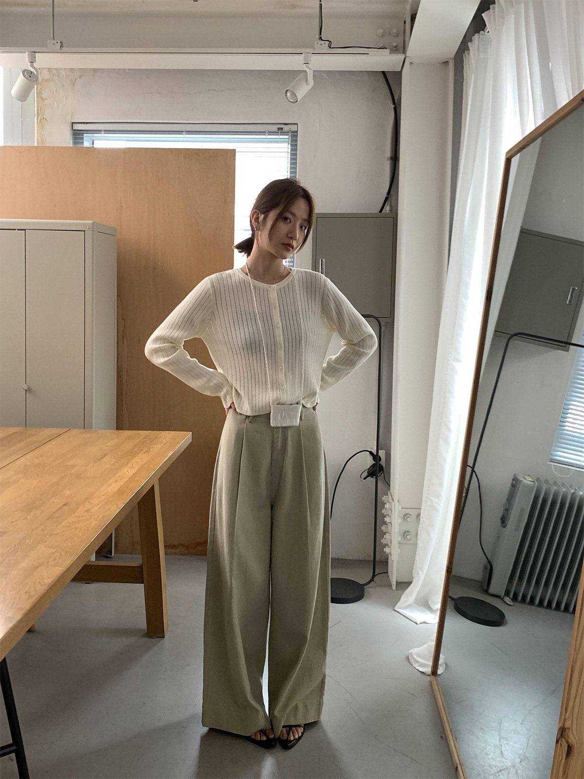 Wool Knitwear Cardigans Sweater 23432 - 图片 4