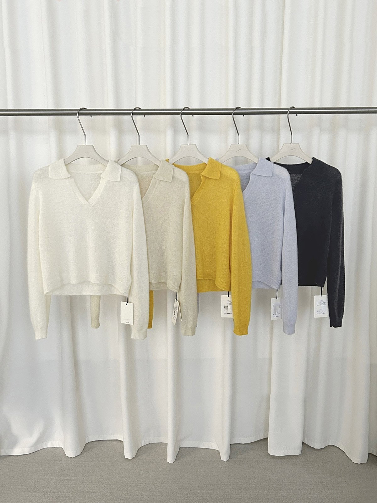 Basic Super Mohair Soft Lady Knitwear 25643 - 图片 3