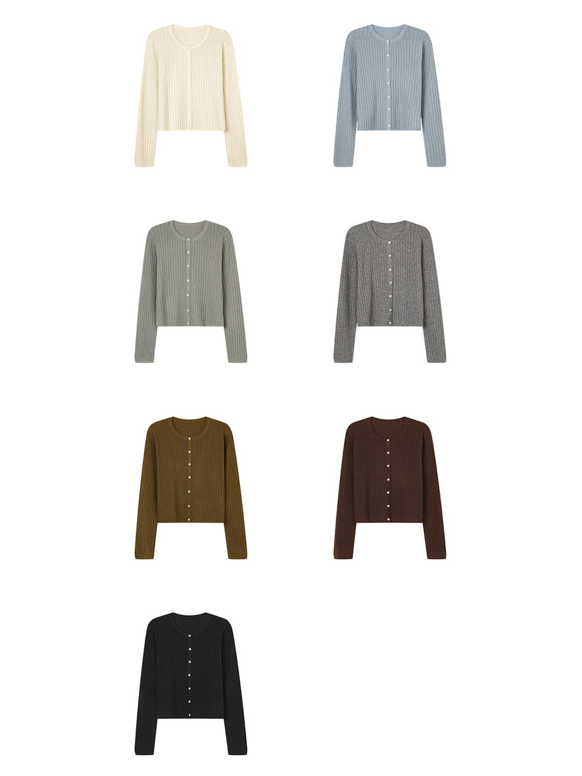 Wool Knitwear Cardigans Sweater 23432 - 图片 8