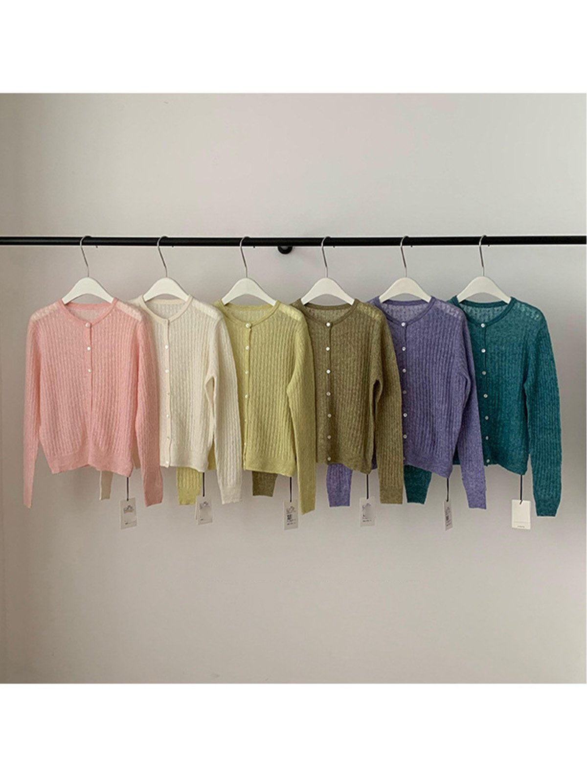 Super Mohair Wool Soft Women's Sweater 52312 - 图片 5