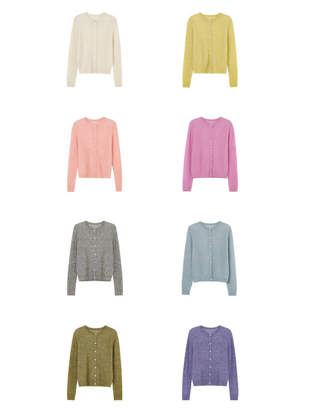 Super Mohair Wool Soft Women's Sweater 52312 - 图片 6