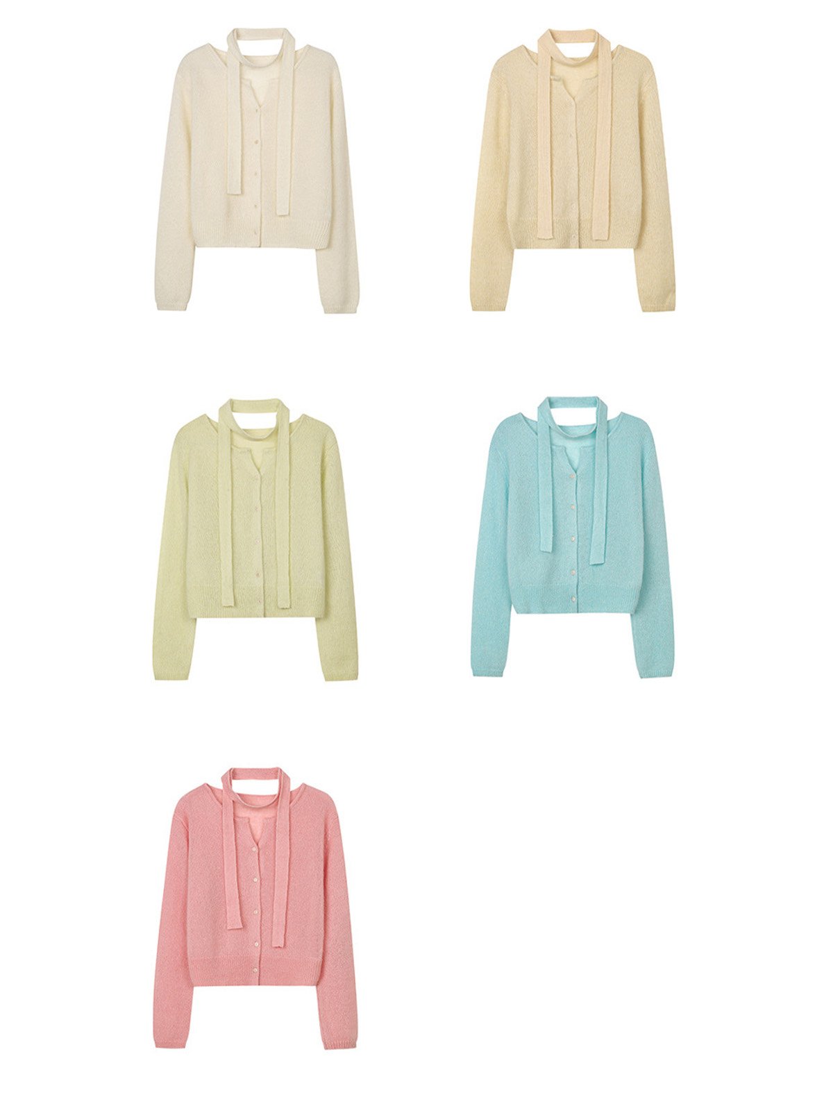 Casual Super Mohair soft cardigan-knitwear 21024349533 - 图片 6