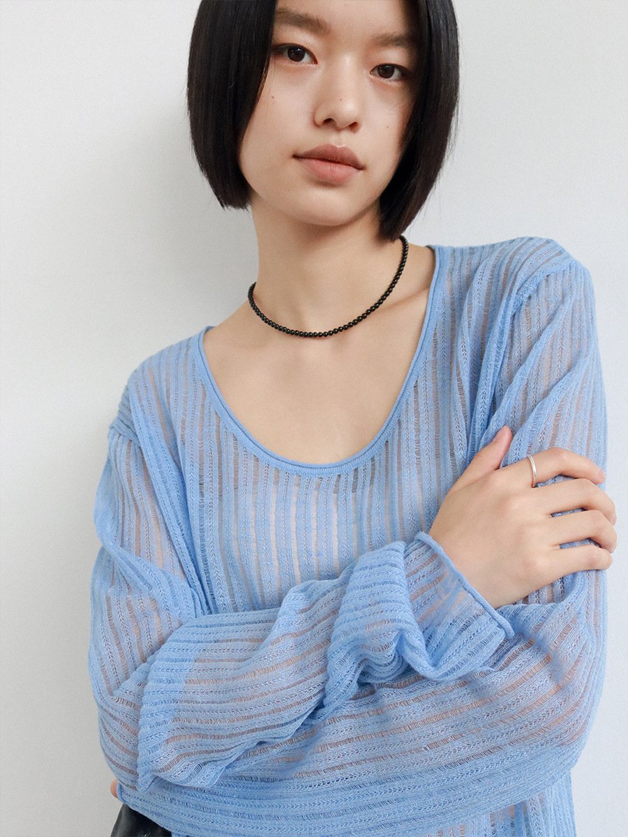 Loose Women Knitwear Long Sleeve T-shirt 52MP55951