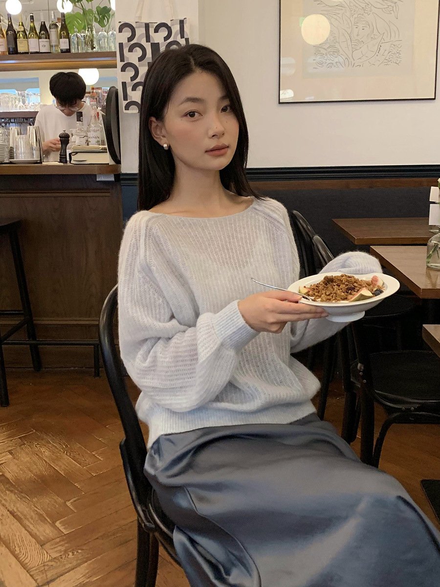 Suit 75%Cashmere and 25%Silk Pullover knitwear52382 - 图片 6