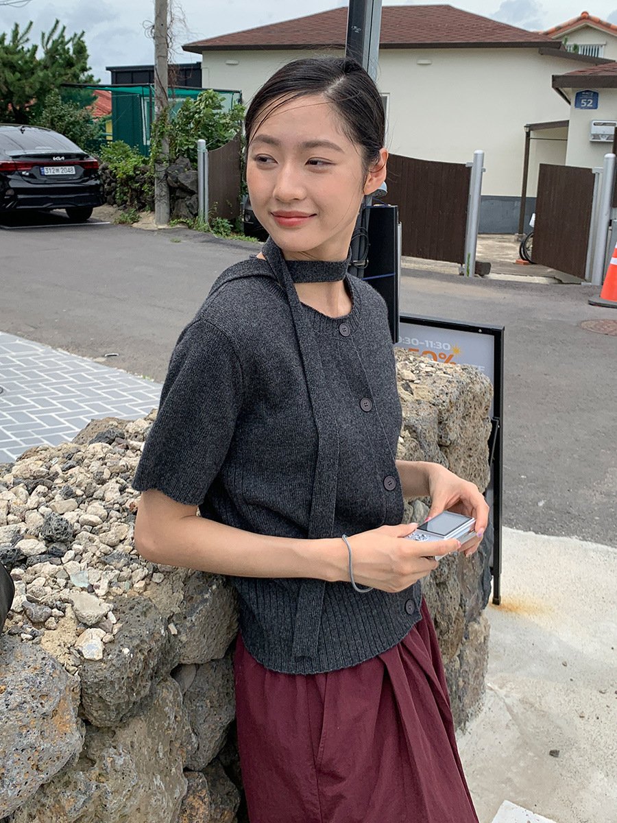 100%Wool Cardigan Colorful sweater 43MAZ52090