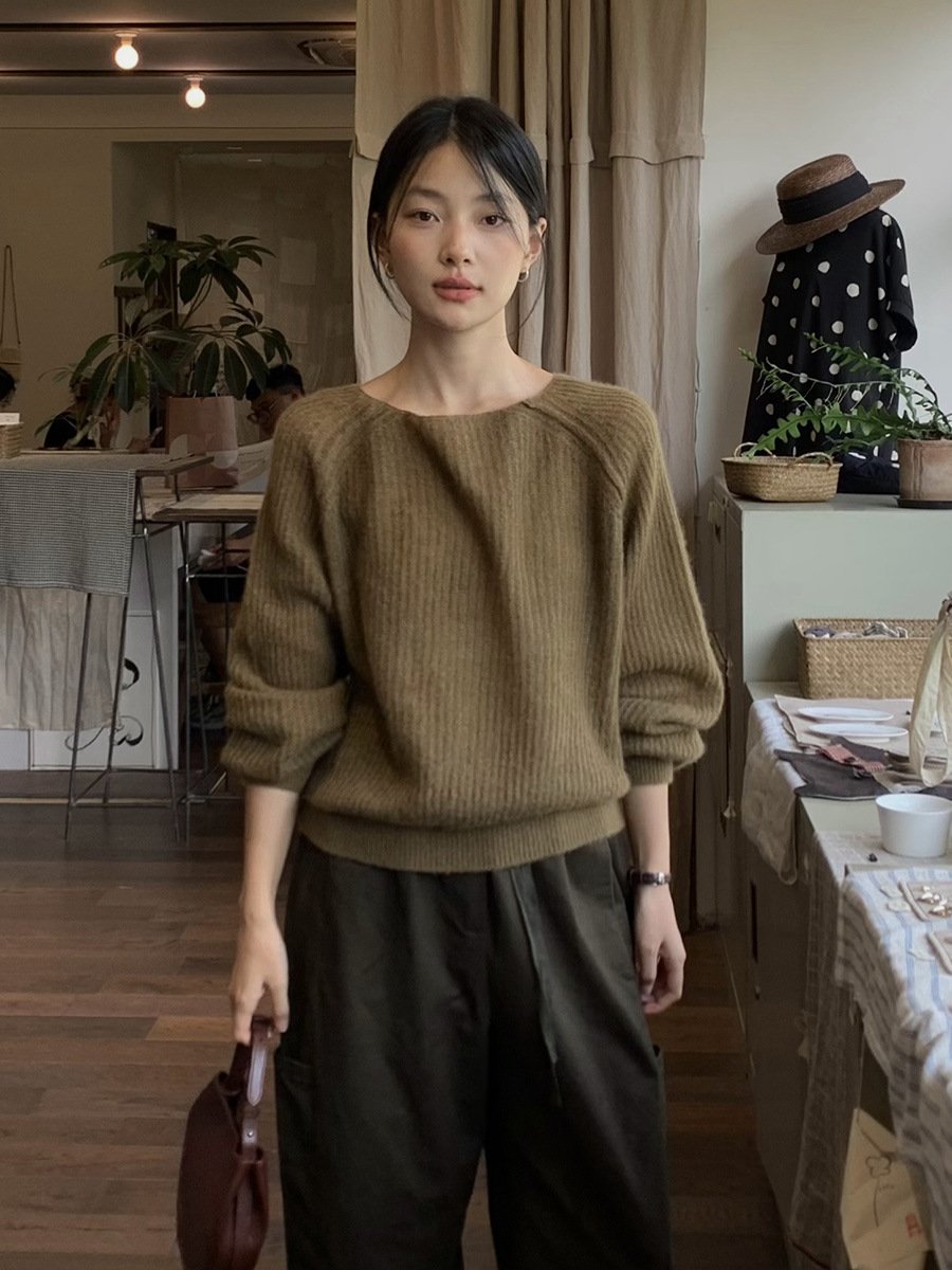 Suit 75%Cashmere and 25%Silk Pullover knitwear52382 - 图片 4