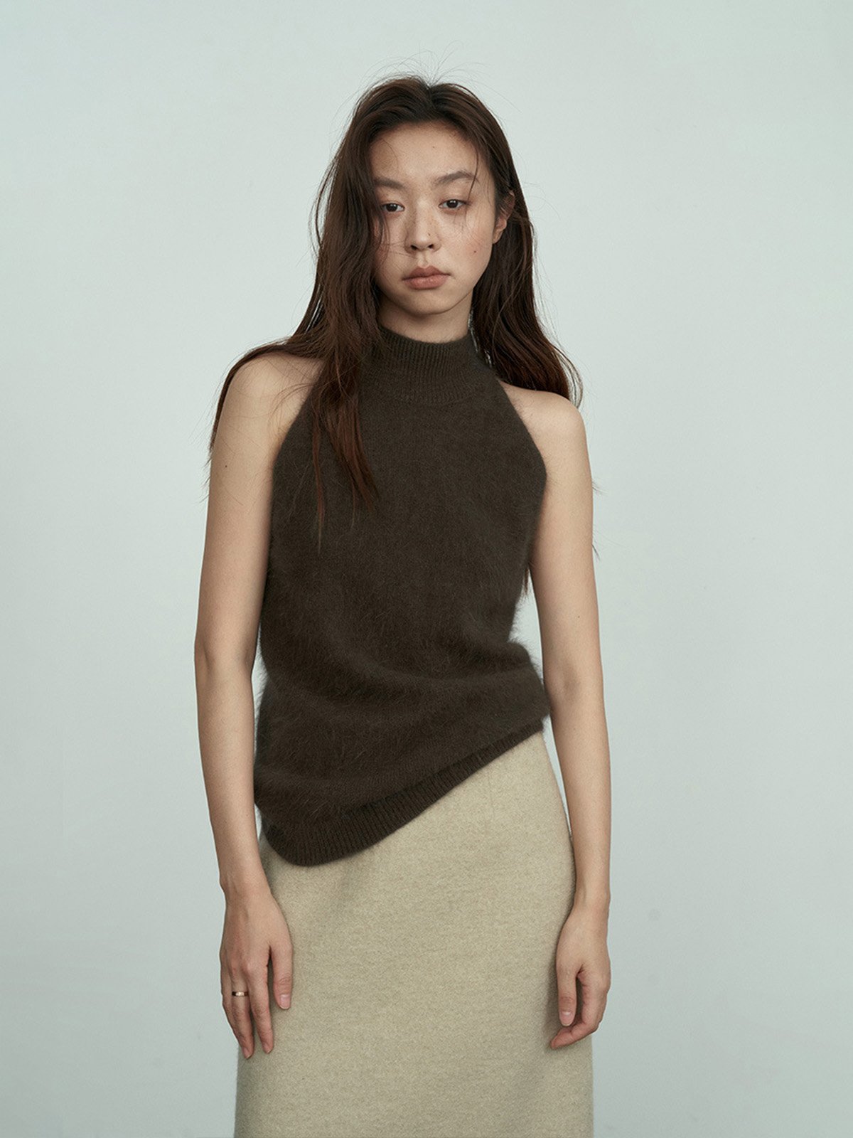 Soft-Wool Knitted Vest Sweater L4223241289 - 图片 3