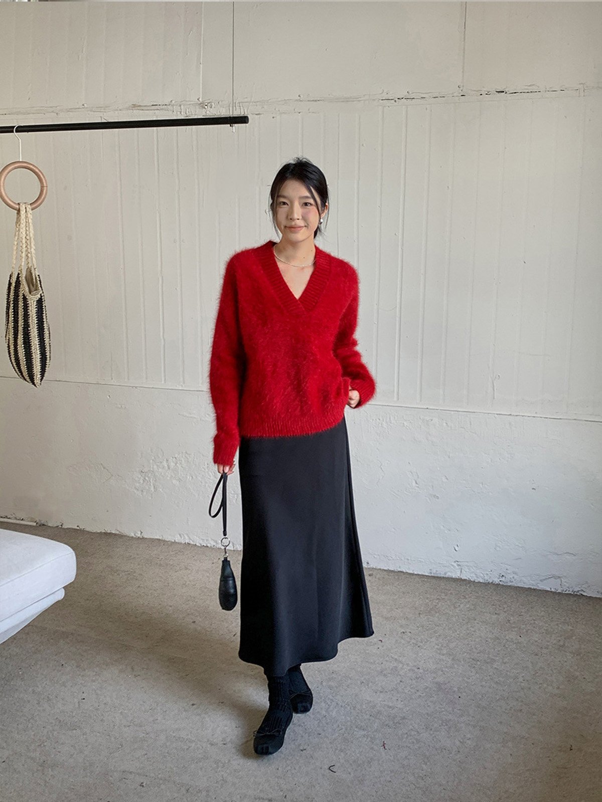 Warm fleece knitted sweater L321524911 - 图片 3