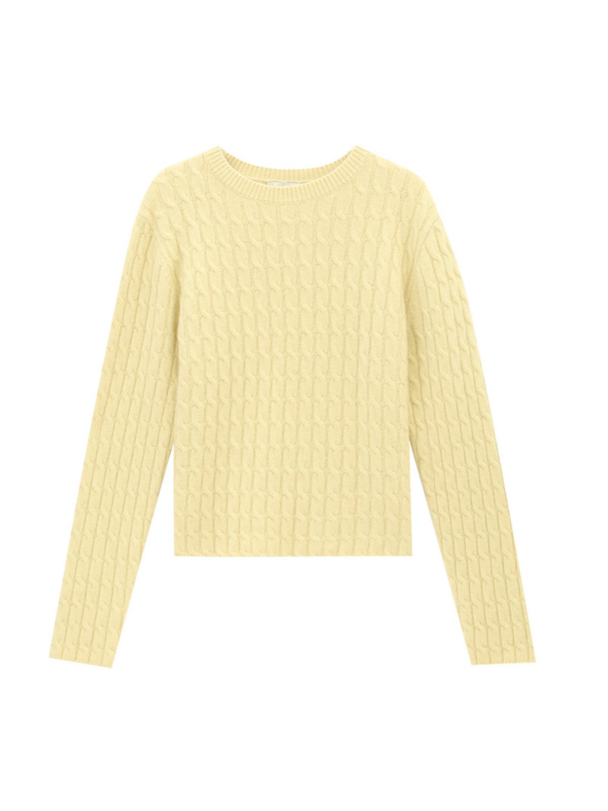 30%Aaccoon and 10%Wool Crew neck Knitwear L4215131031