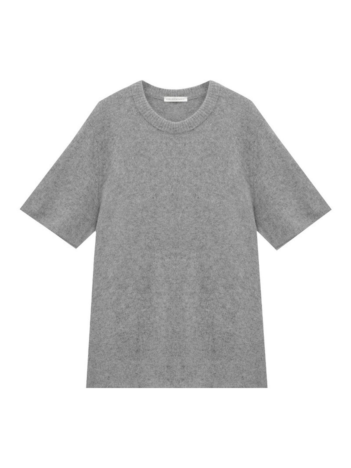 Raccoon and Wool Short Sleeve Oversize Knitwear L4215241277 - 图片 5