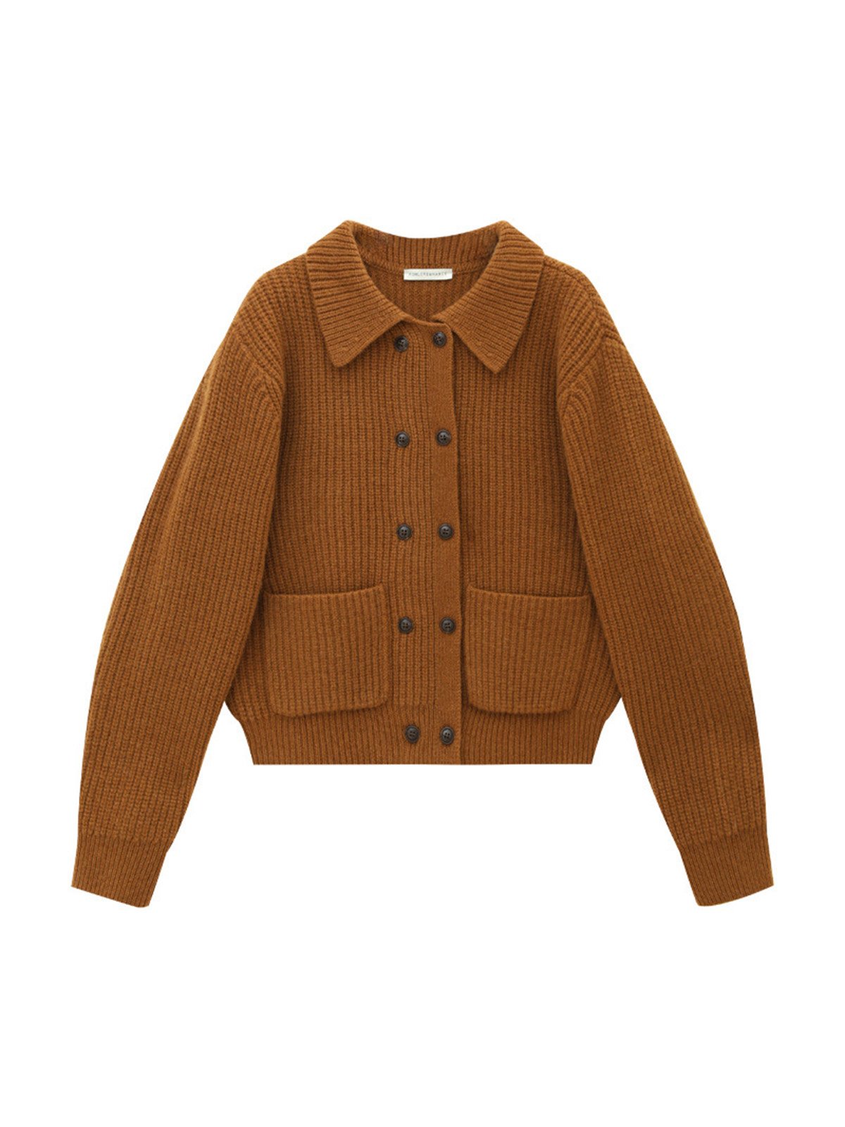 100%Wool Turn-down Collar Cardigan L4206241210 - 图片 5