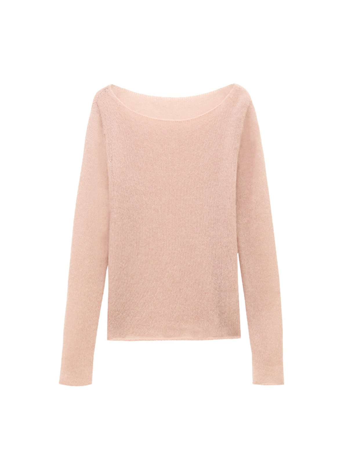 Superfine Mohair and Wool Pullover Sweater D411511133