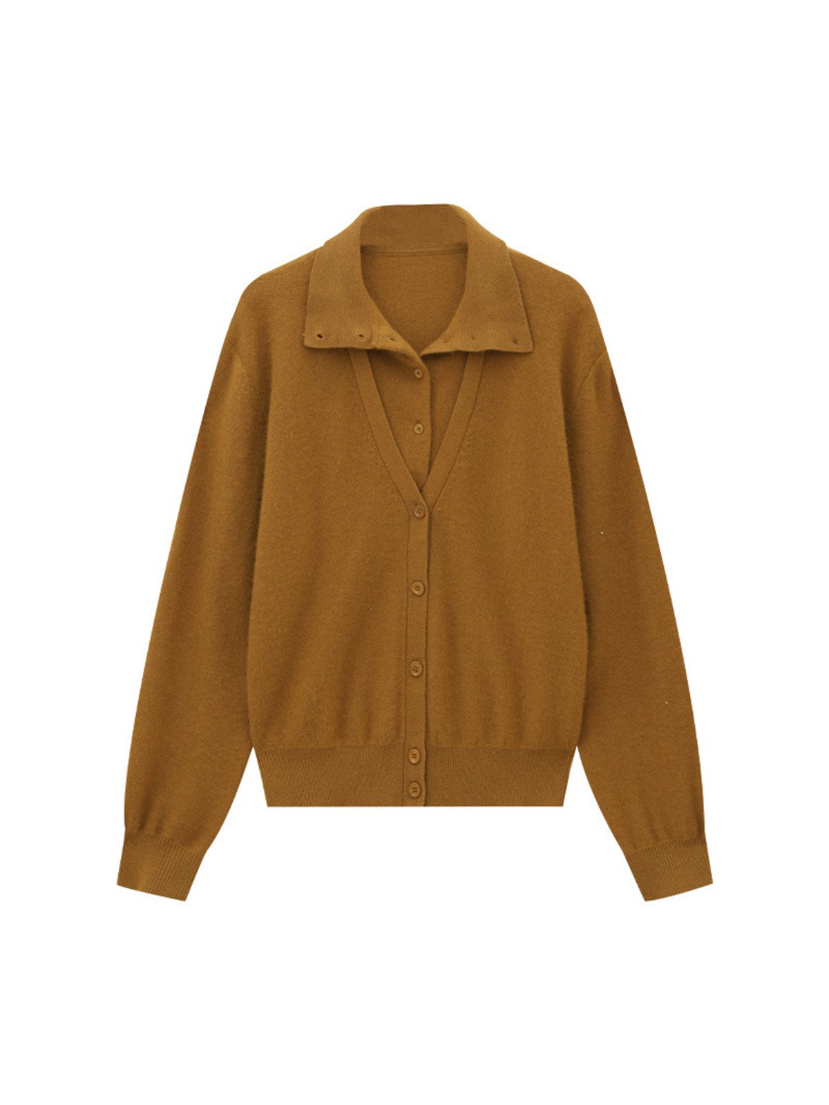 Soft Wool Knitted Cardigan Sweater - 图片 7