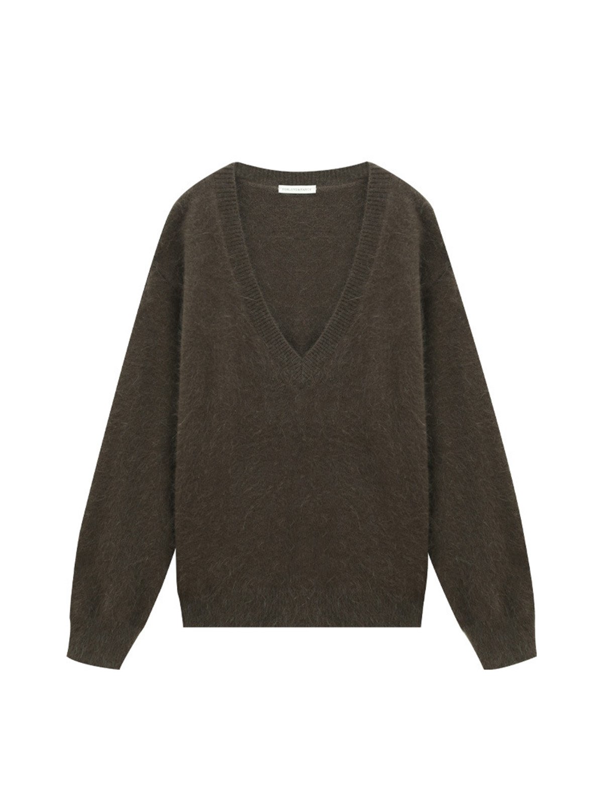 V-neck Loose Warm Sweater L4215241297 - 图片 7