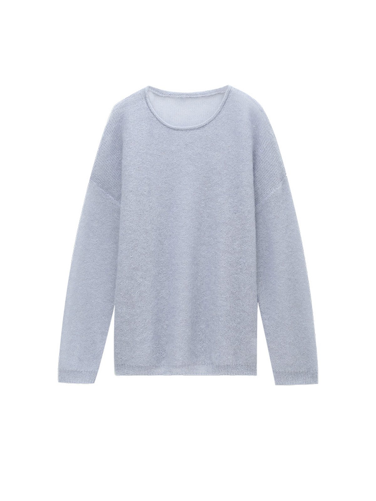 55%Mohair Wool Oversize Loose Pullover Knitwear LAN502302695 - 图片 7