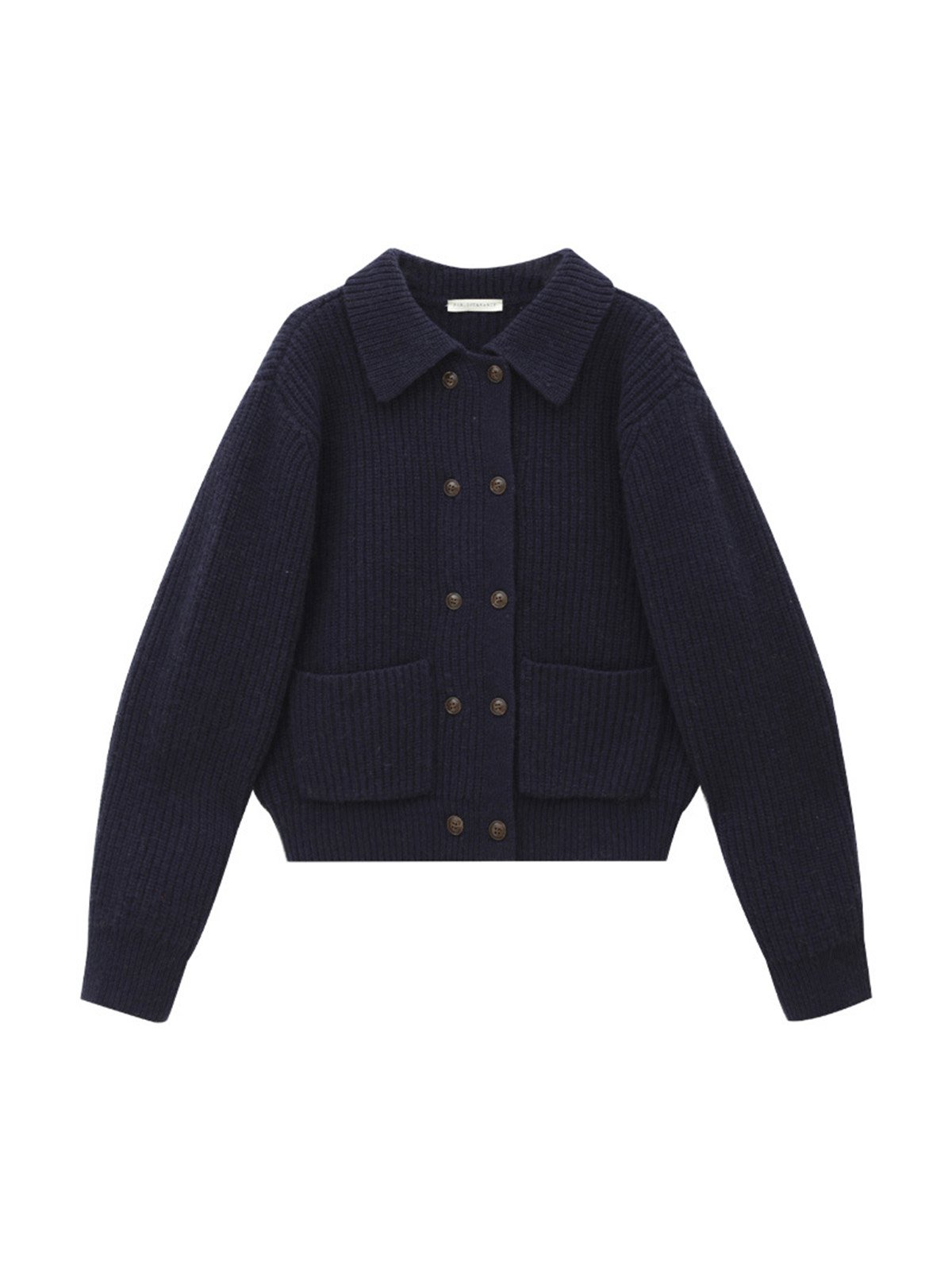 100%Wool Turn-down Collar Cardigan L4206241210 - 图片 6