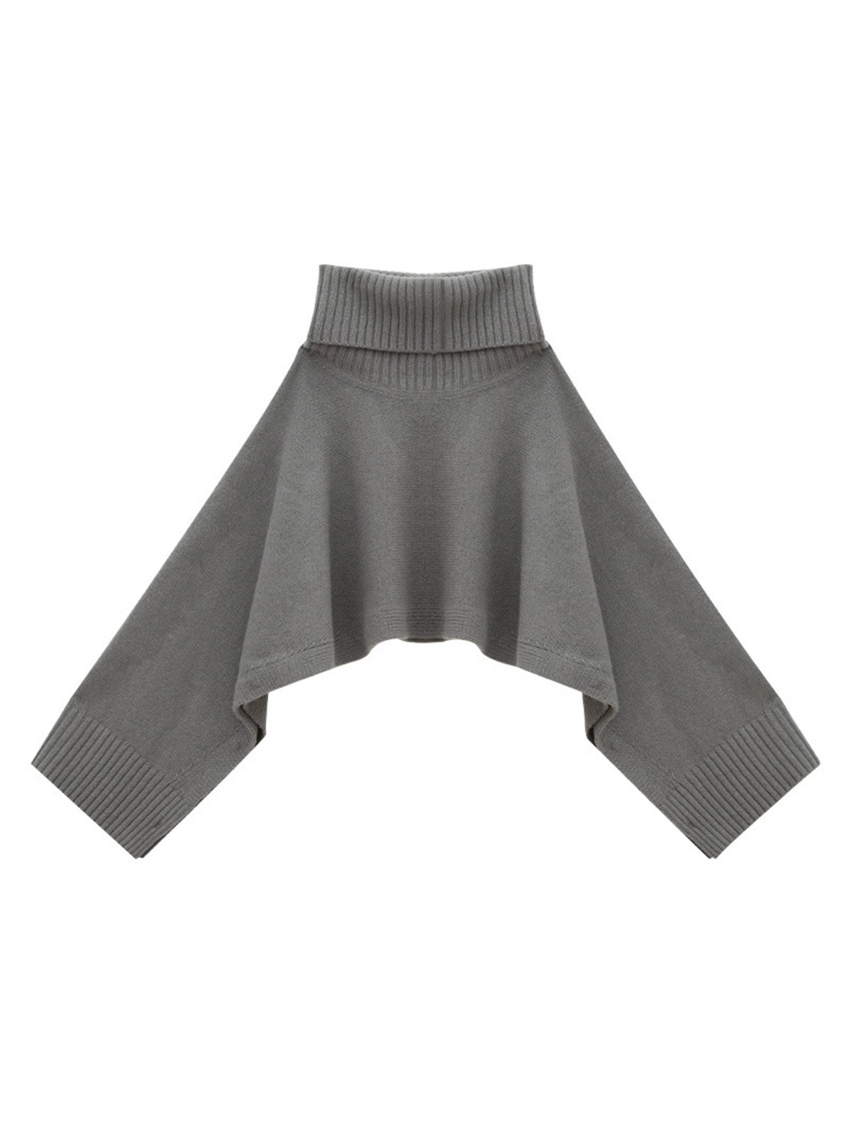 100%Wool Loose Turtlneck Sweater L4215441244 - 图片 5