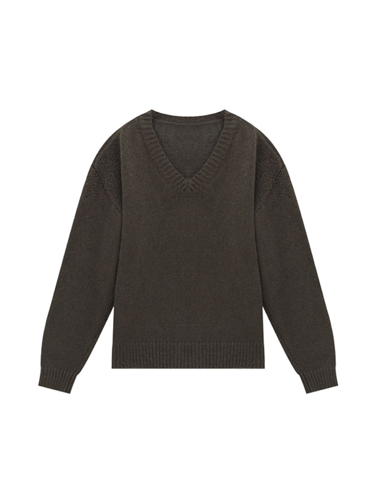 100%Cotton V-neck Knitwear D411511155 - 图片 6