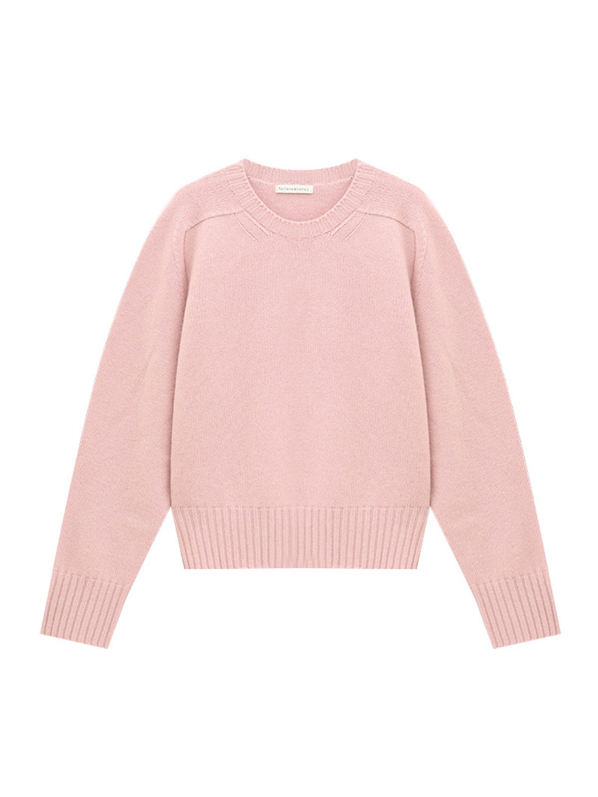 100%Wool Sweater Shoulder-inserted Round Neck Design L4215241074 - 图片 6