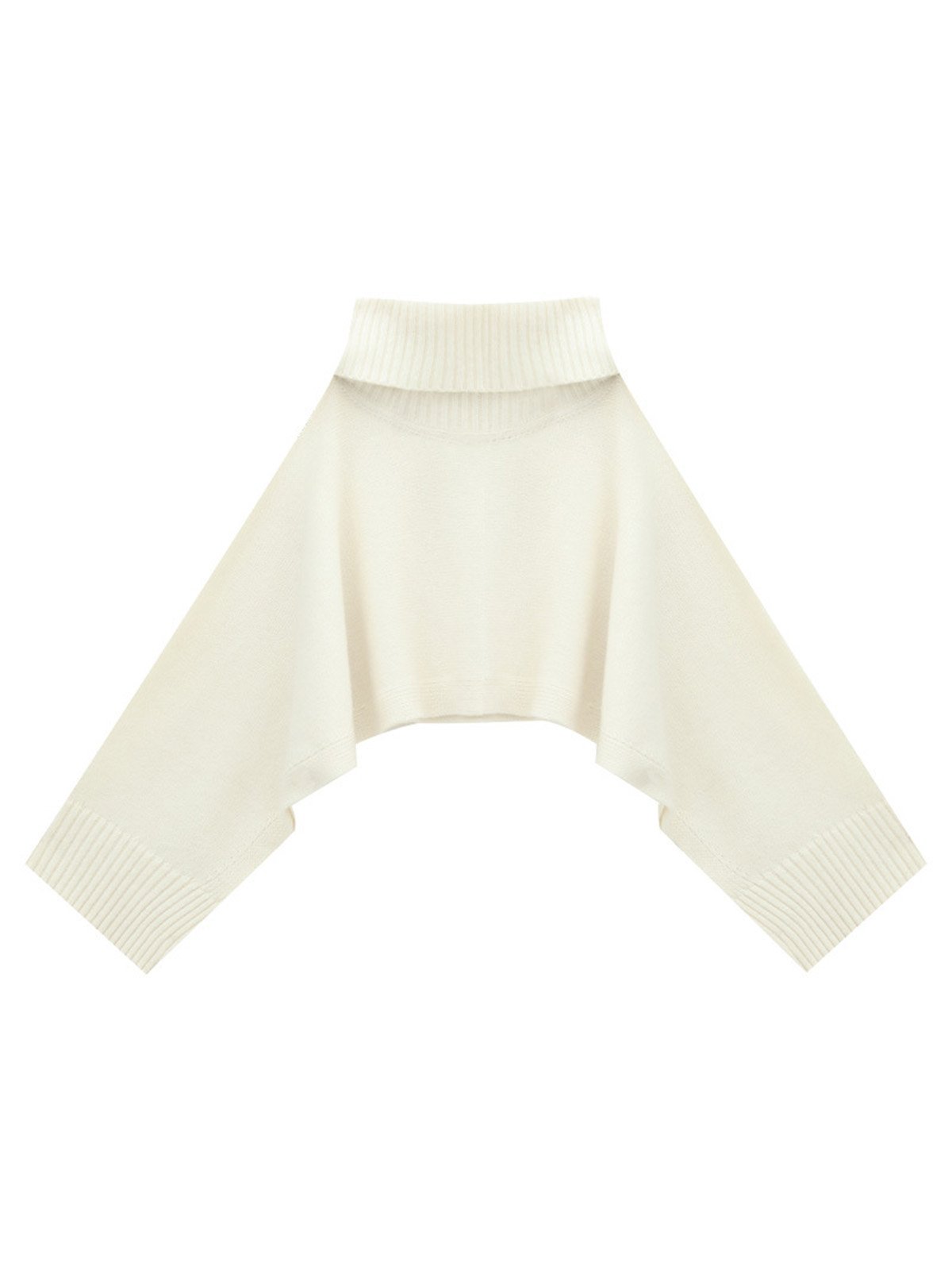 100%Wool Loose Turtlneck Sweater L4215441244 - 图片 6