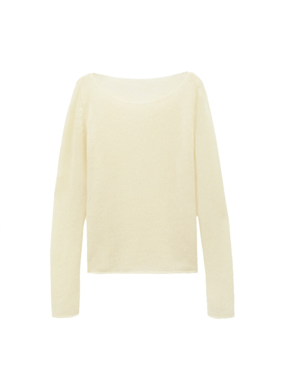 Superfine Mohair and Wool Pullover Sweater D411511133 - 图片 5