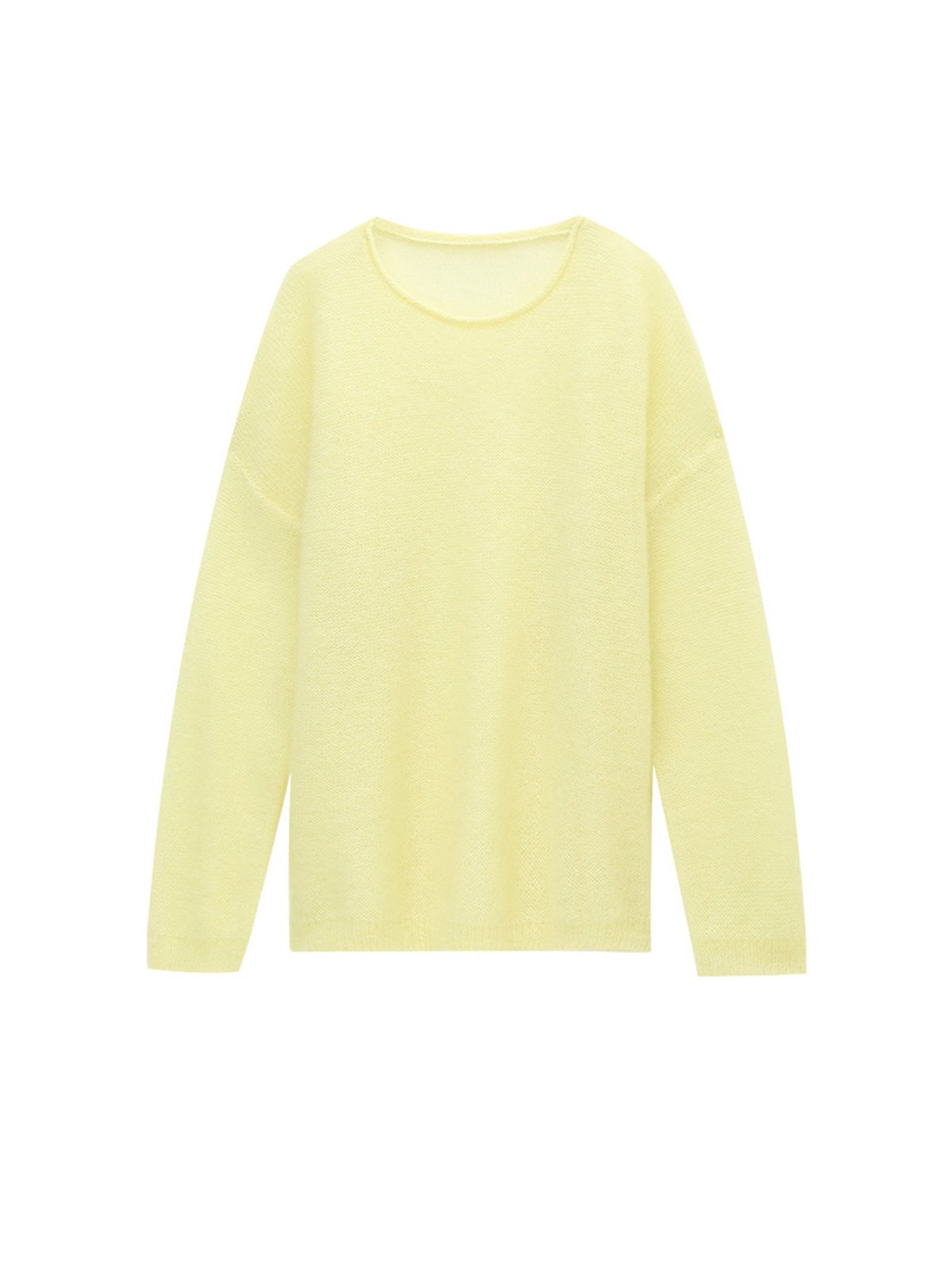 55%Mohair Wool Oversize Loose Pullover Knitwear LAN502302695 - 图片 5