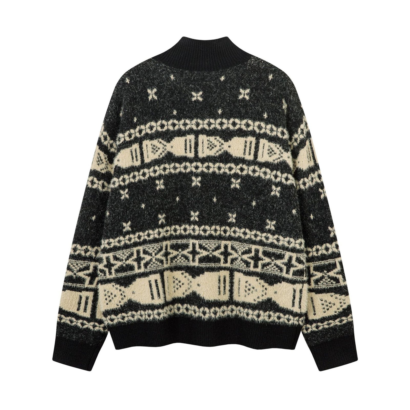Fashionable Trendy Jacquard Sweater Design - 图片 2