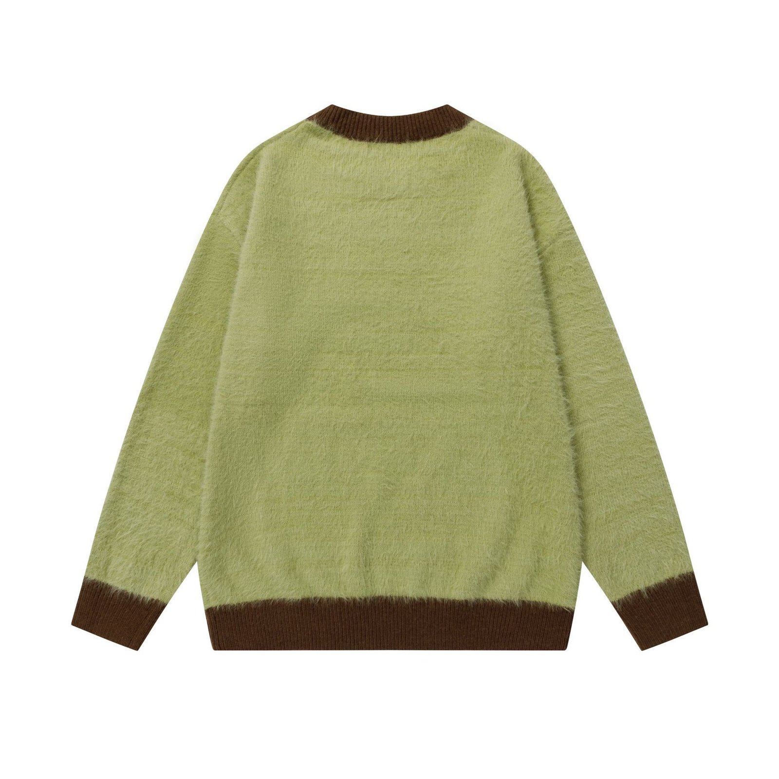Crew Neck Loose Sweater - 图片 2