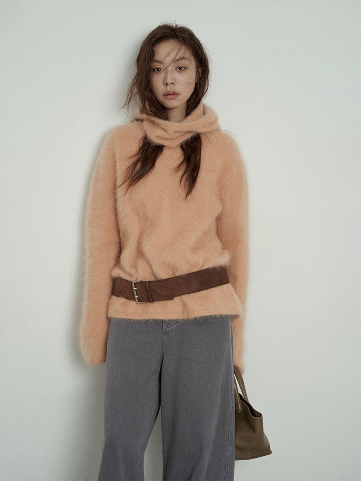 10% Australian Wool and 20% Cashmere Women Sweater L4215231034 - 图片 2